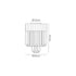 Kuna Flush Ceiling 3 Light Brass/Clear Sculpted Glass 30 cm